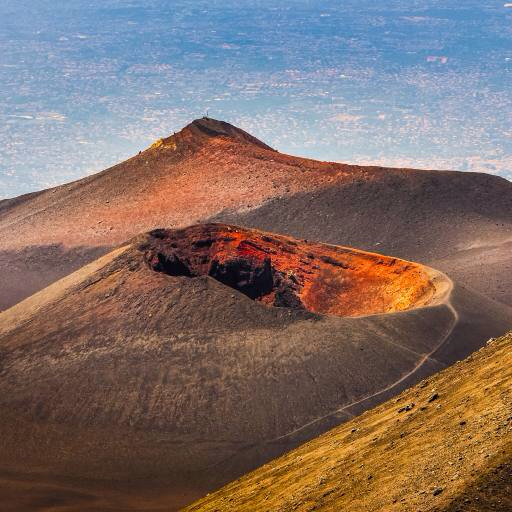 vulkan, utbrudd, ørken, natur, krater, landskap Martin Molcan (Martinmolcan)