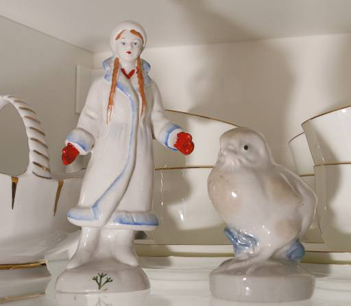 kvinne, statue, fugl, kopper,  Julia161