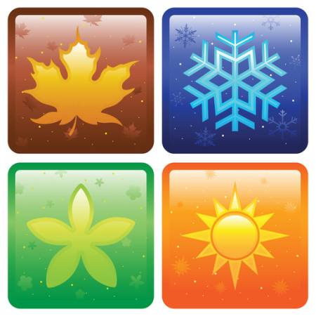 tegn, vinter, sommer, is, høst, høst, vår Artisticco Llc - Dreamstime