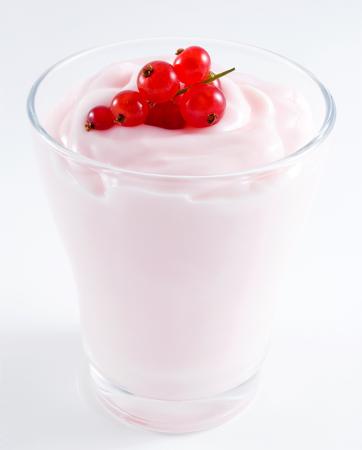 yoghurt, smoothie, røde, hvite, glass, drikke, druer Og-vision - Dreamstime