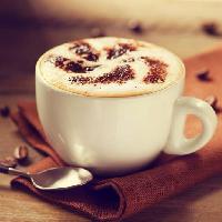Pixwords Bildet med kaffe, kaffe, kopp, skje, drikke Subbotina