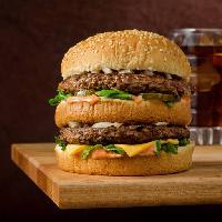 burger, hamburger, sandwitch, mat, spise Foodio