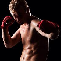boxer, kropp, mann, hender, hansker Dmytro Konstantynov (Konstantynov)