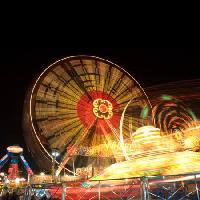 Pixwords Bildet med hjul, morsom, fest, tivoli, underholdning, park, natt Shariff Che\' Lah - Dreamstime