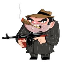Pixwords Bildet med pistol, mob, kriminelle, mann, røyk Yael Weiss - Dreamstime