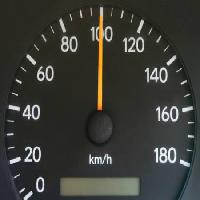 hastighet, bil, dashbord Juri Bizgajmer - Dreamstime