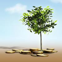 Pixwords Bildet med treet, penger, grønn Andreus - Dreamstime