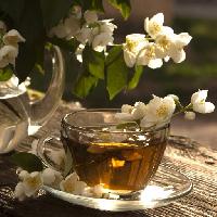 Pixwords Bildet med cup, te, blomst, blomster, drikke Lilun