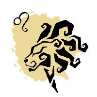 Pixwords Bildet med abstrakt, leo, løve, svart, gul, Katyau - Dreamstime