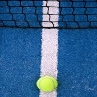 Pixwords Bildet med tennis, ball, net, sport Maxriesgo - Dreamstime