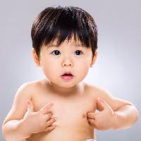 gutt, barn, kid, naken, menneske, person Leung Cho Pan (Leungchopan)