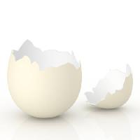 Pixwords Bildet med egg, kylling, sprukket, åpen Vladimir Sinenko - Dreamstime