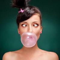 baloon, kvinne, person, tyggegummi, boble, jente Dreamerve
