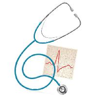 Pixwords Bildet med stetoskop, medisinsk, instrument, objekt, diagram, puls Raman Maisei - Dreamstime