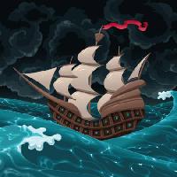 Pixwords Bildet med sjø, hav, skip, rød Danilo Sanino - Dreamstime