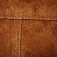 jeans, skinn, sydd, brun Taigis