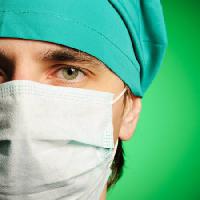 Pixwords Bildet med medic, maske, grønn, mann, øye, hat, lege Haveseen - Dreamstime