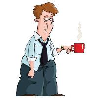 mann, kaffe, cofe, kaffe, rød, cup Dedmazay - Dreamstime