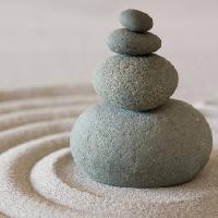 Pixwords Bildet med steiner, sand, fire, runde Sculpies - Dreamstime